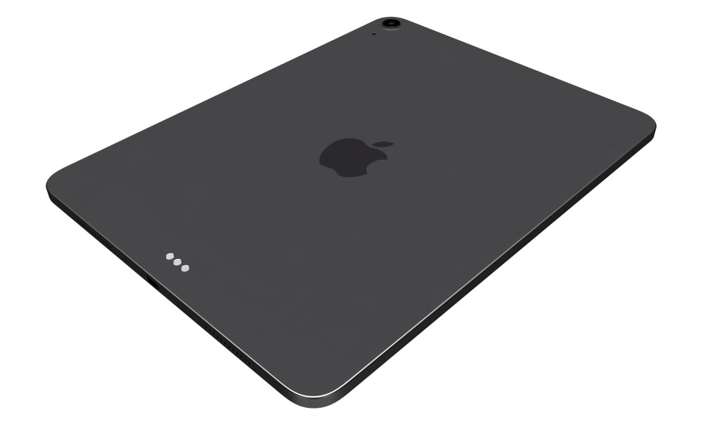 Apple iPad Air M4 13 İnç 2026 Space Gray 3D modeli - İndir Tablet