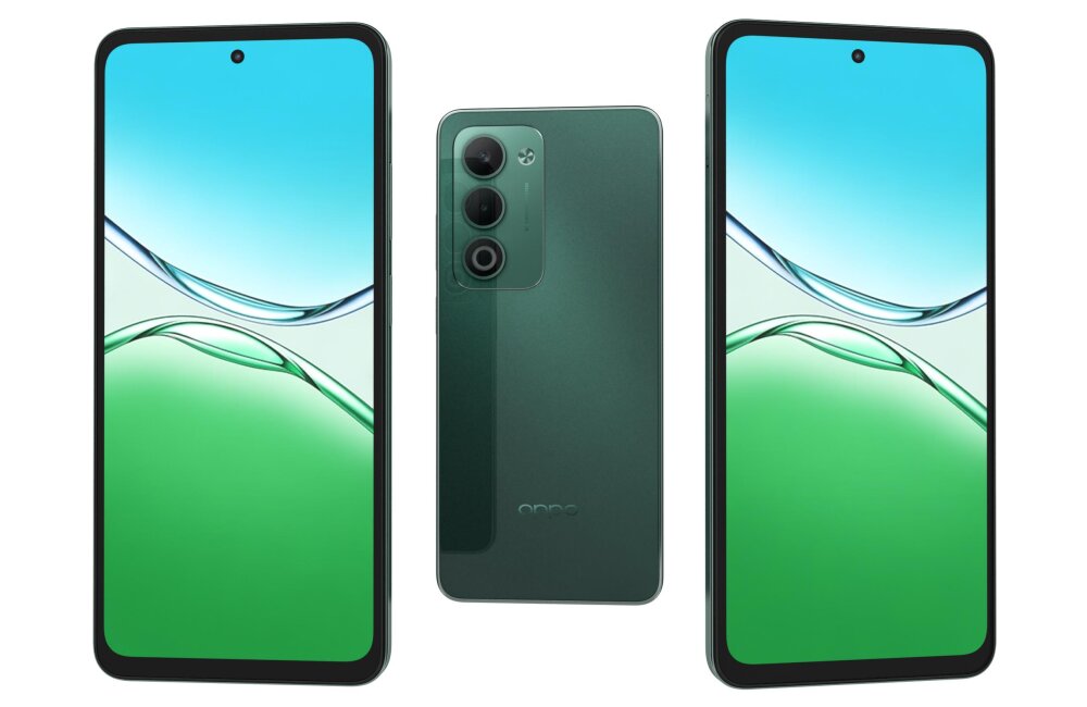 Aurora Yeşil Oppo A5 5G 3D modeli - İndir Telefonlar üzerinde
