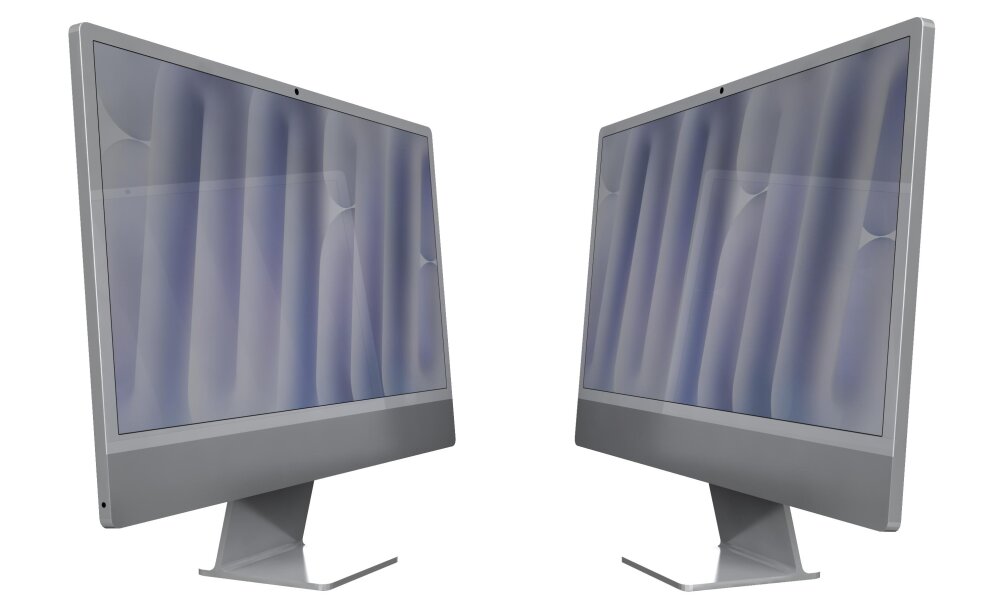 Apple iMac com Chip M4 2024 Modelo 3D - Baixar Mostrador, Monitor