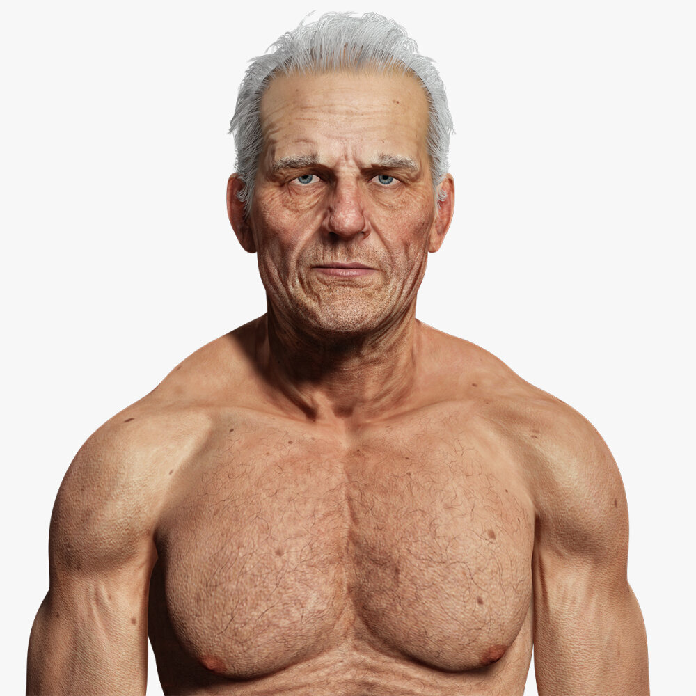 Elderly Man Modelos 3D Descargar 3DModels Elderly man modelos 3d descargar 3dmodels