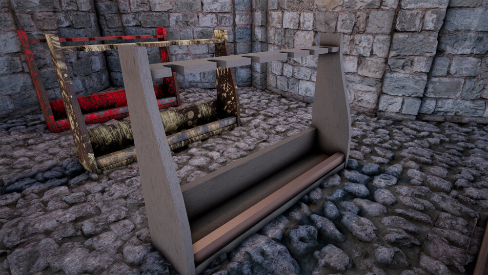 Shields and Racks 44 Variations 3D 모델 - 다운로드 Bladed Weapon on 3DModels.org