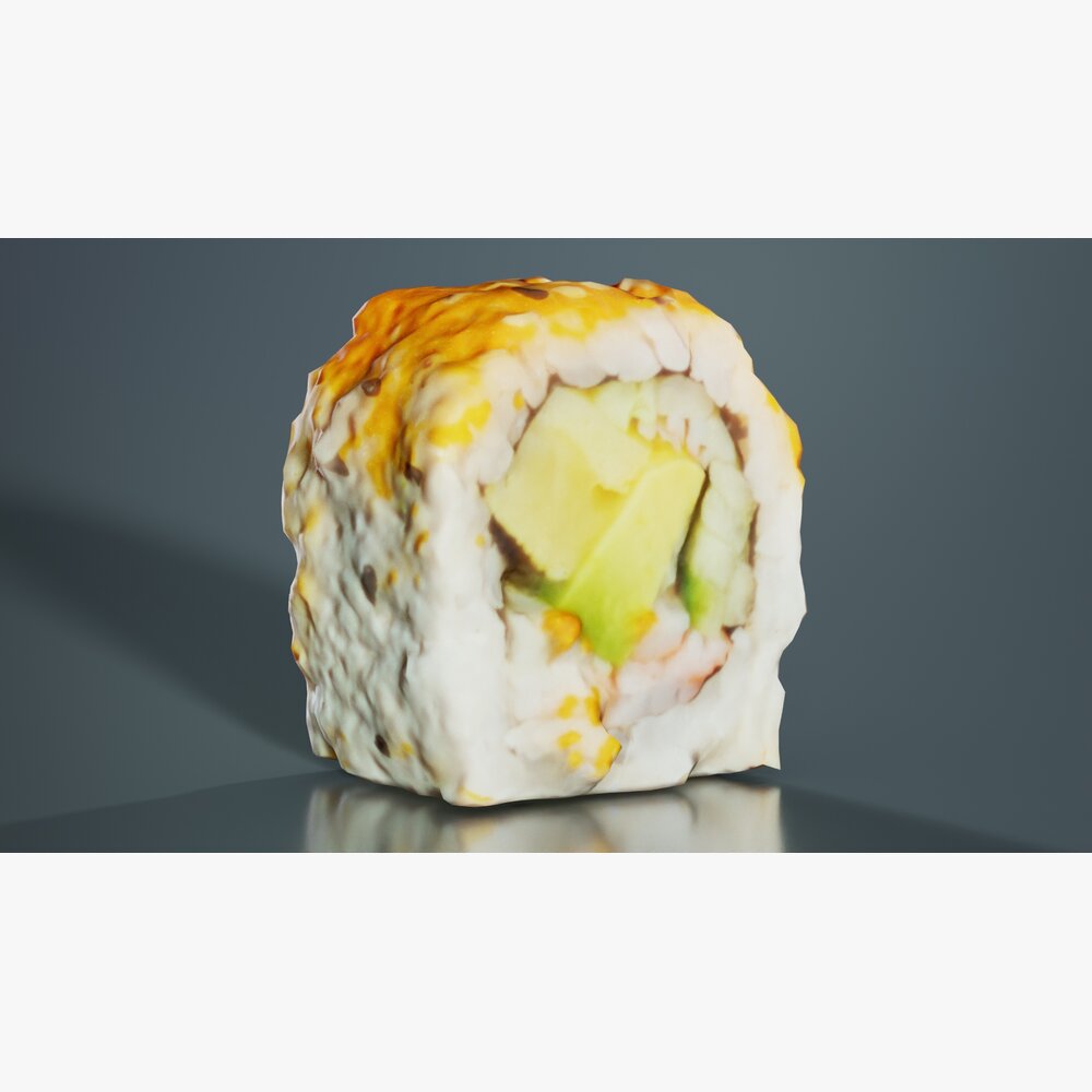 3D Sushi Broccoli 093