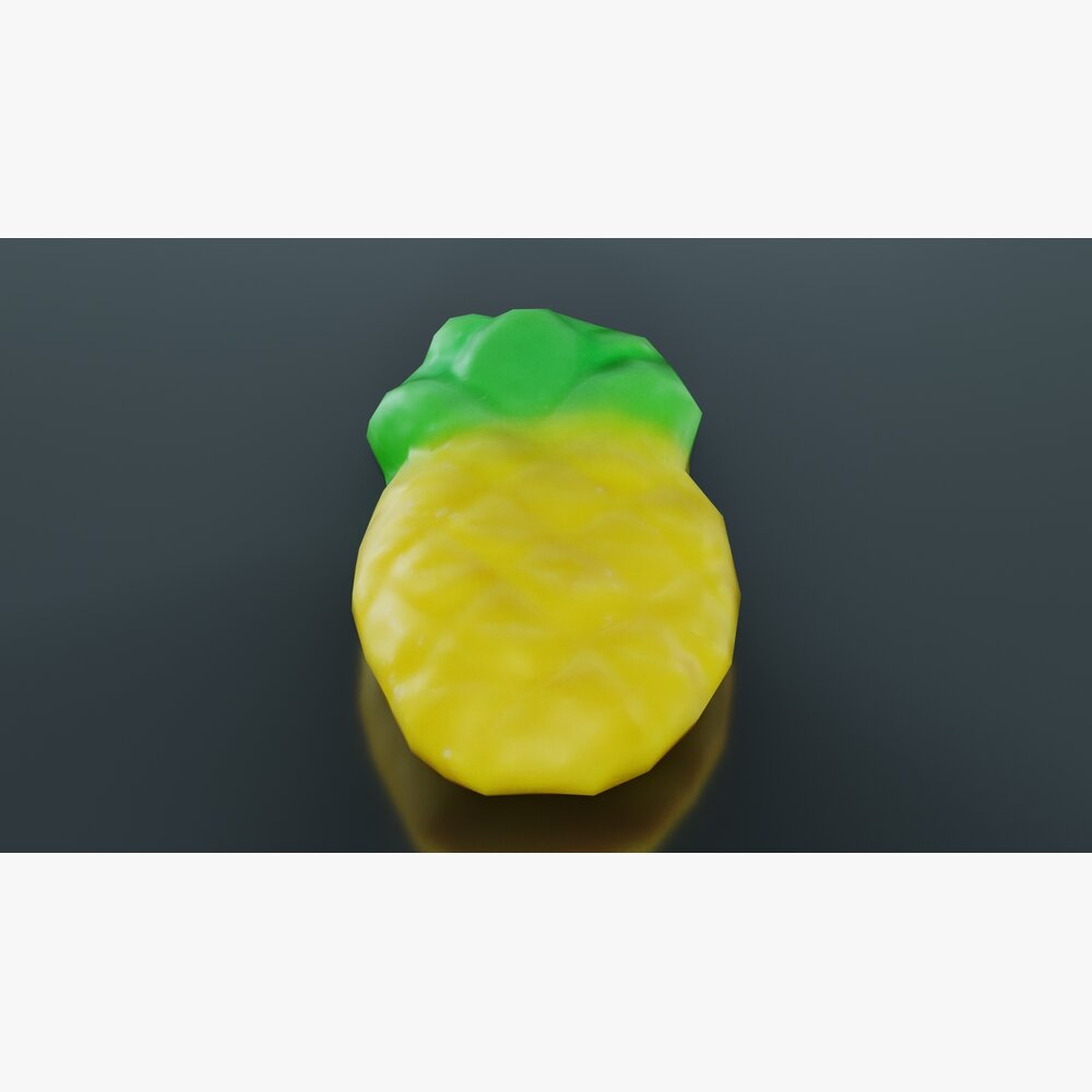 Piña Dulce Modelo 3D - Descargar Postre activado 3DModels.org
