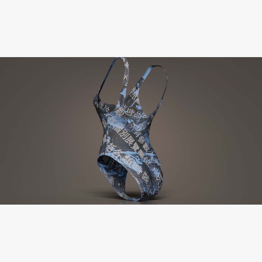 3D Pattern Leotard
