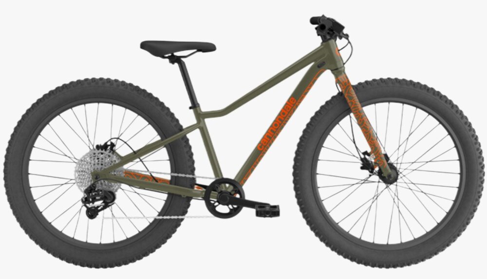 Cannondale Trail Plus Bicicleta de Montaña con Neumáticos Gordos 24 ...