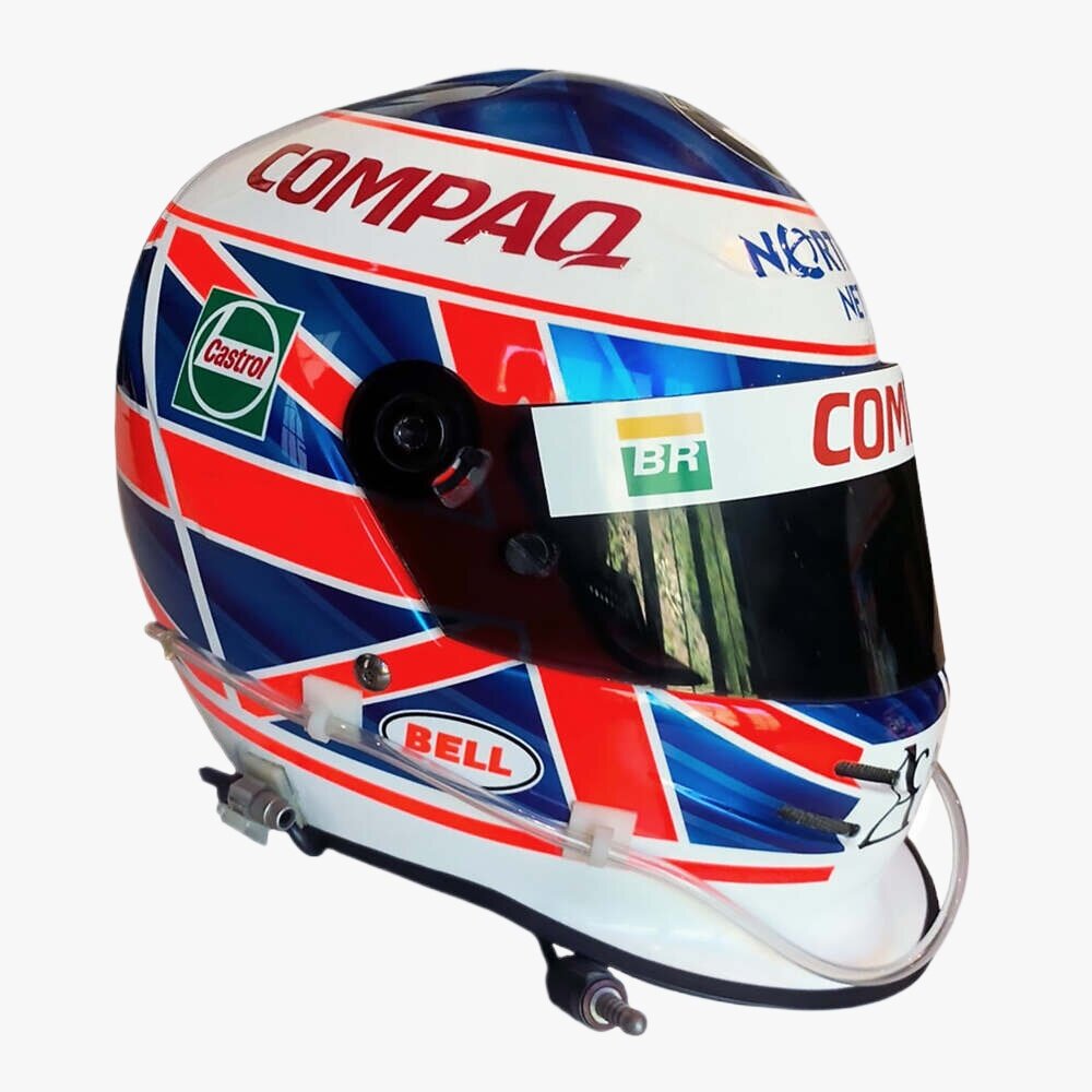 Jenson Button Auto Racing Helmet Modèle 3D