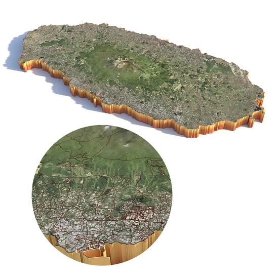 Jeju South Korea 3D model