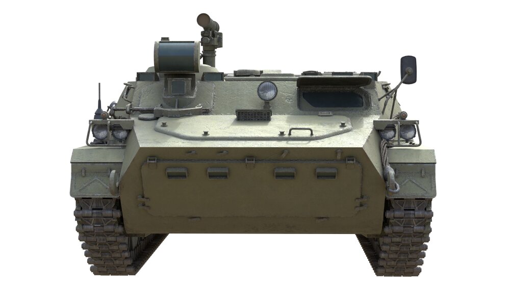9K114シュトゥルムソビエト対戦車ミサイルシステム 3Dモデル