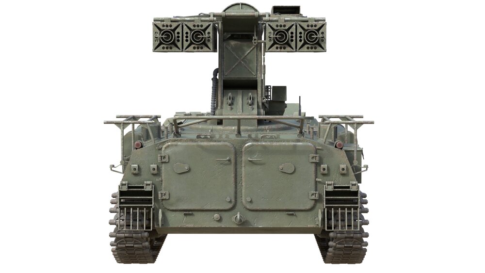9K35 ストレラ-10 軍用地対空ミサイルシステム 3Dモデル