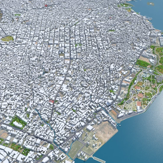 Maracaibo Zulia Venezuela 30km 3D model