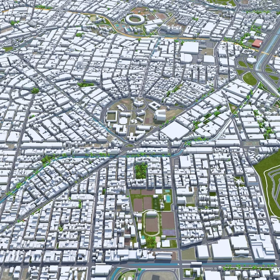 Medellin Antioquia Colombia 30km 3D model