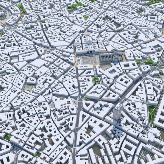 Milan Full City Italy 50km 3D model